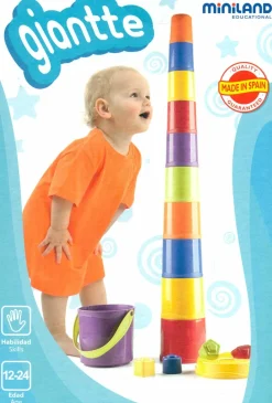 Clearance Miniland Giantte apilable con formas geometricas