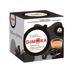 Clearance Gimoka Espresso Vellutato 16 cápsulas compatibles Dolce Gusto