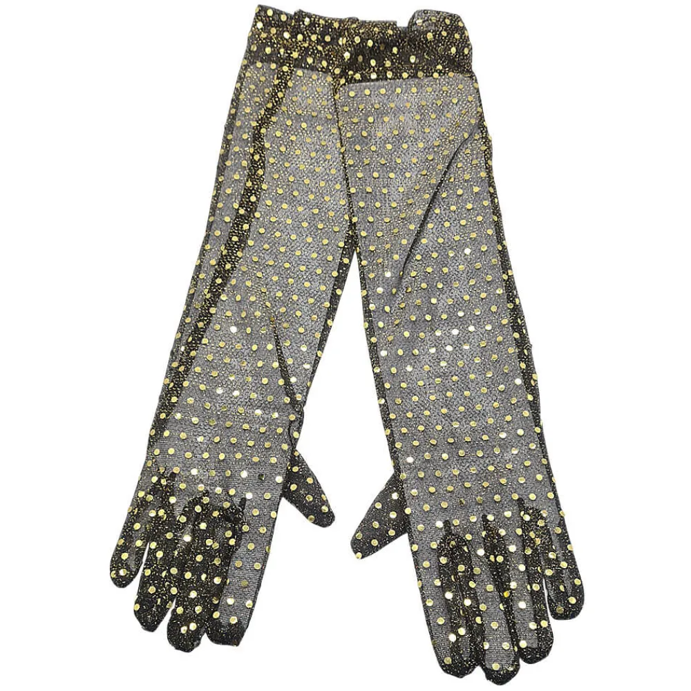 New Disfraces Lucero Guantes largos lentejuelas