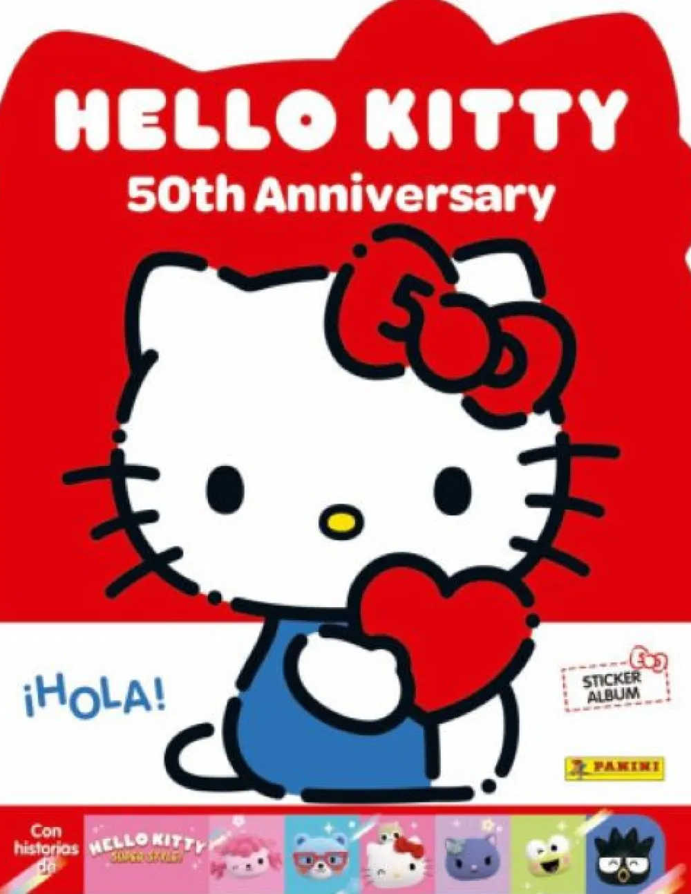 Discount PANINI Hello Kitty 50 aniversario Álbum de cromos vacío Colección 2024 pegatinas