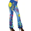Clearance Disfraces Lucero Hippie Leggings Jeans The 70s.