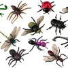 Insectos. Bote con 12 figuras.