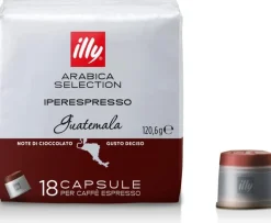 Clearance Illy Iperespresso Arabica Selection Guatemala Chocolate Notas 18 cápsulas