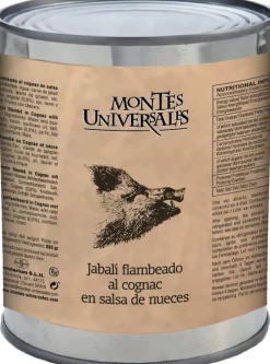 Sale Montes Universales Jabalí flambeado al cognac en salsa de nueces (865 g)