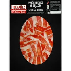 New Iberañez Jamón Ibérico cortado a cuchillo y envasado al vacío