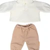Best Miniland Jersey beige y pantalón marrón entretiempo (38cm)