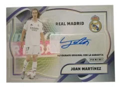 Joan Martínez Rookie Autógrafo Original Real Madrid Panini Club - Solo 200 copias