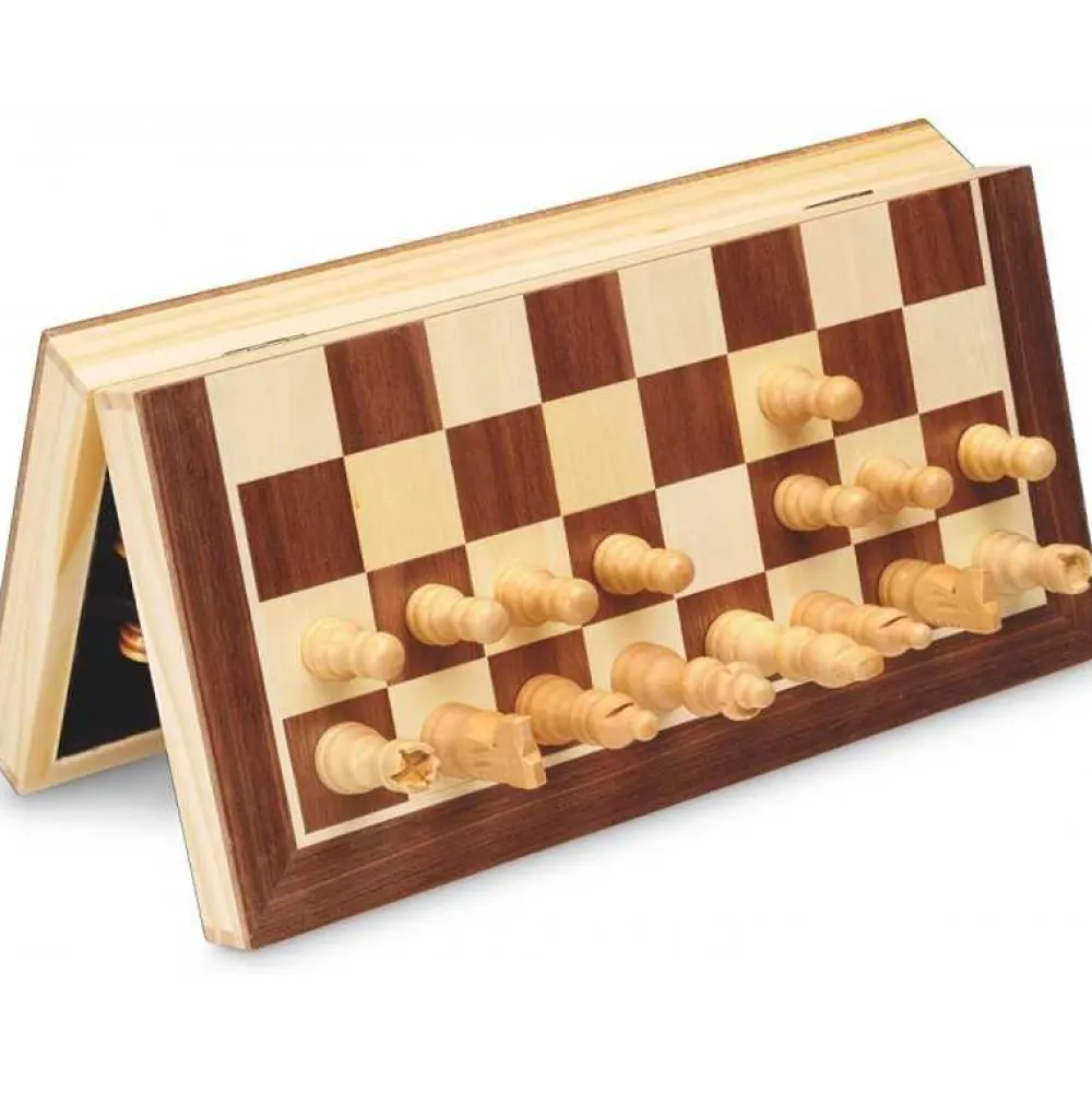 Sale Cayro Juego de Ajedrez y Damas Marquetería Magnético grande