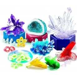 New Clementoni Juego de Ciencia Laboratorio Crea tus Cristales Gigantes Infantil