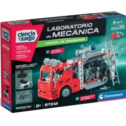 Hot Clementoni Juego de Construcción Camión de Bomberos Mechanics -