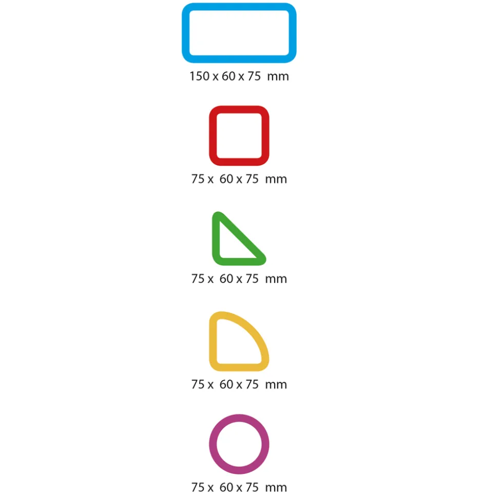 Juego de construcción Color Visión - Envase de 15 piezas