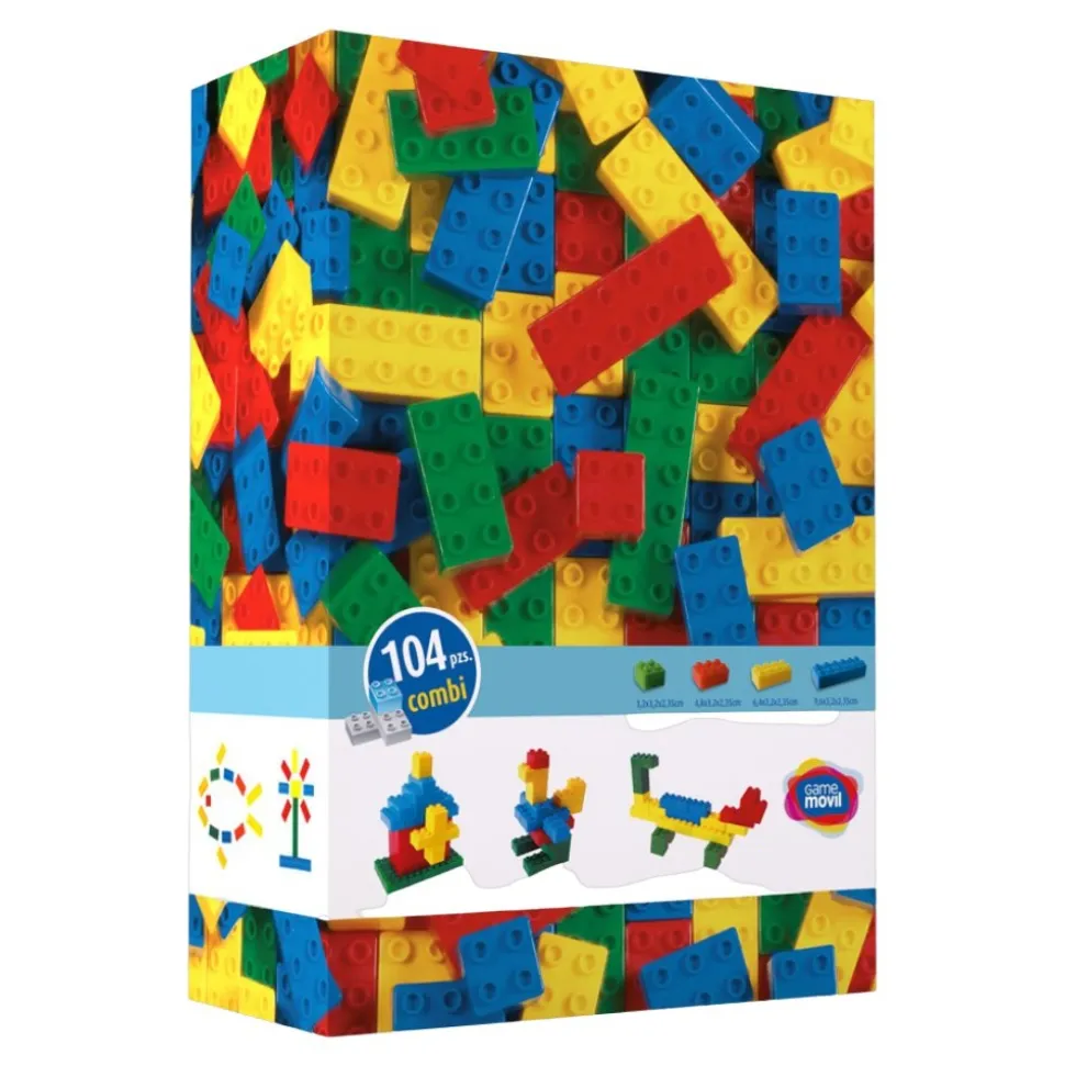 Juego de construcción Combis - Caja de 104 piezas