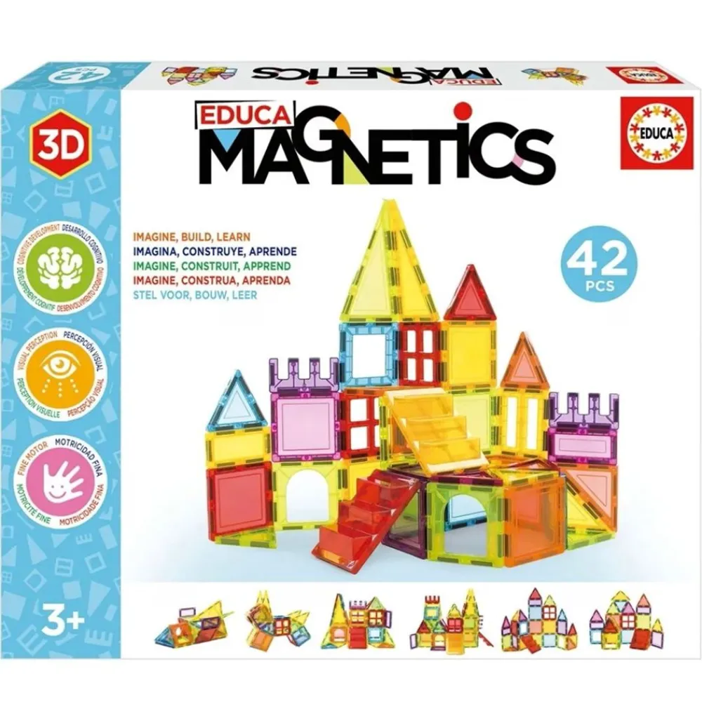 Best Educa Juego de Construcción tivo Magnetics 42 piezas