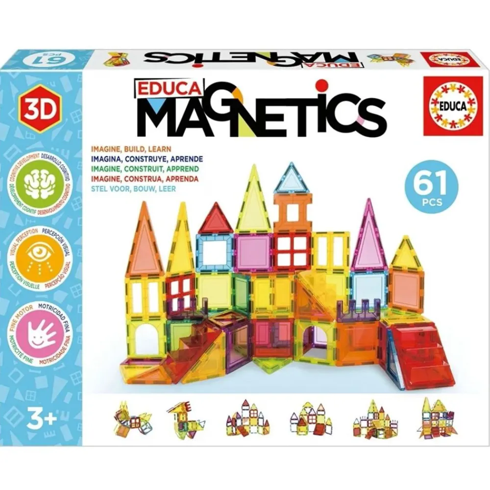 Outlet Educa Juego de Construcción tivo Magnetics 61 piezas