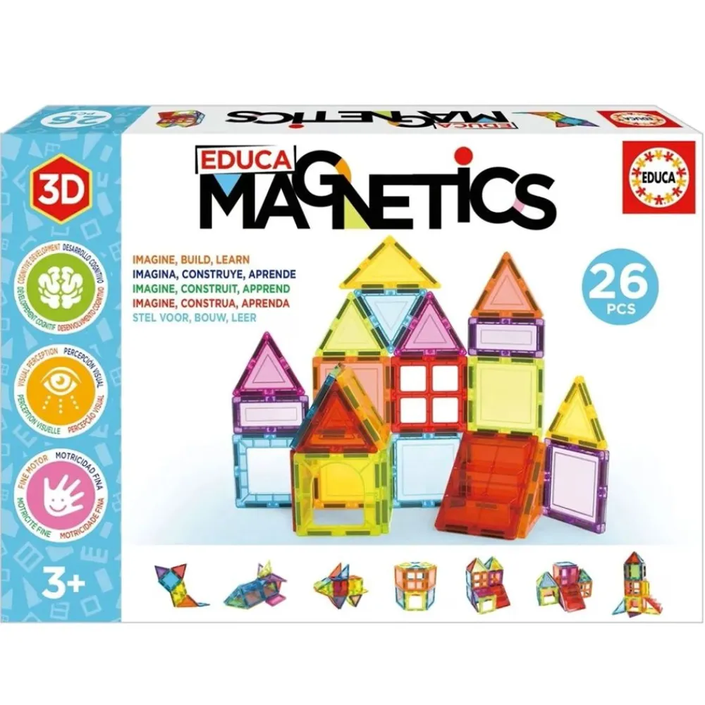 Online Educa Juego de Construcción tivo Magnetics 26 piezas