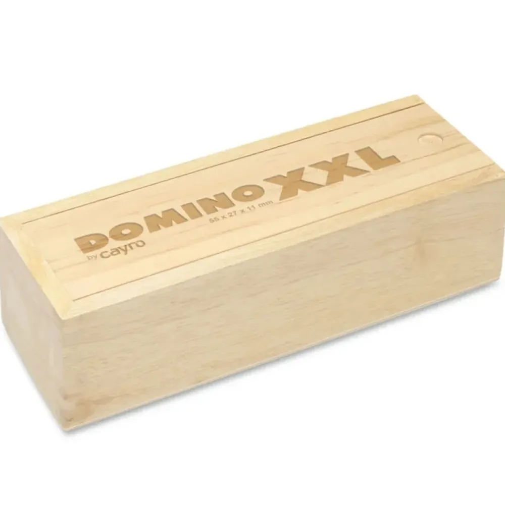 Outlet Cayro Juego de Domino Clásico XXL con caja de madera - +6A