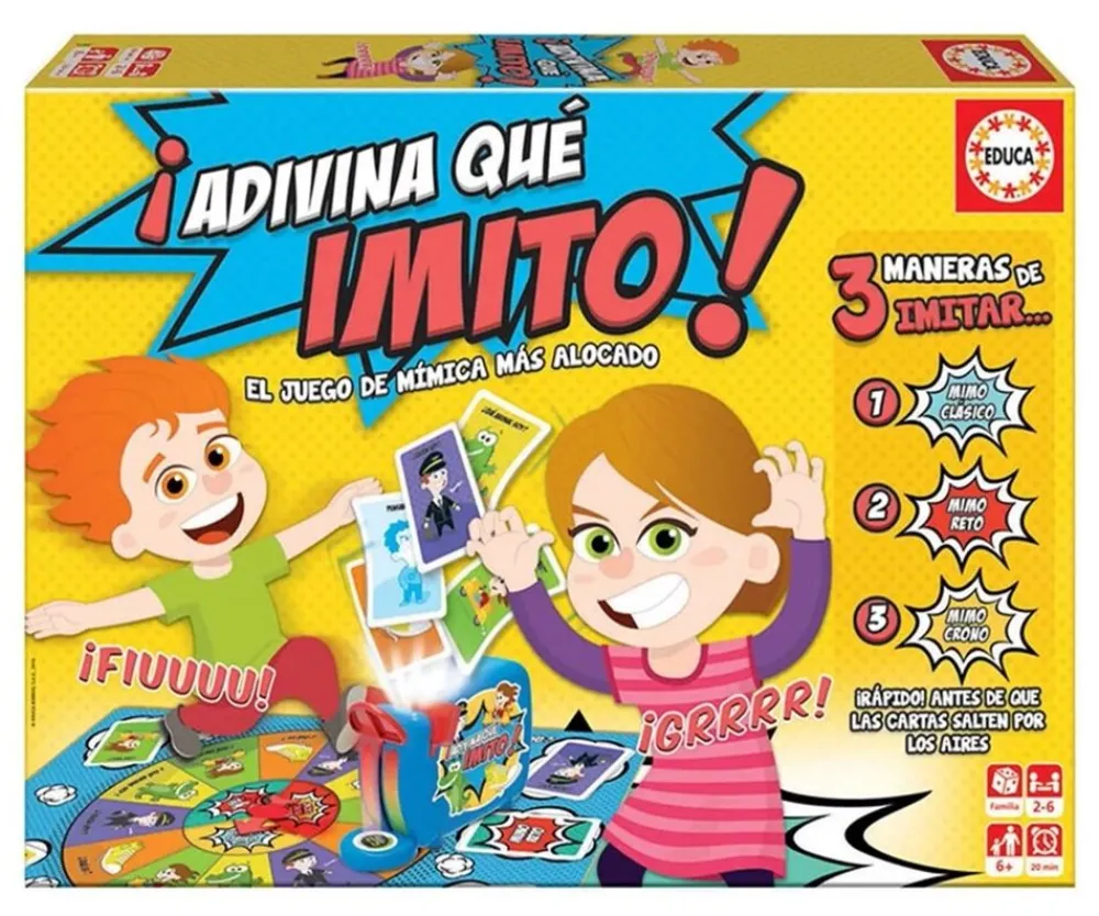 Discount Educa Juego de Mesa Adivino que Imito en familia en Castellano -