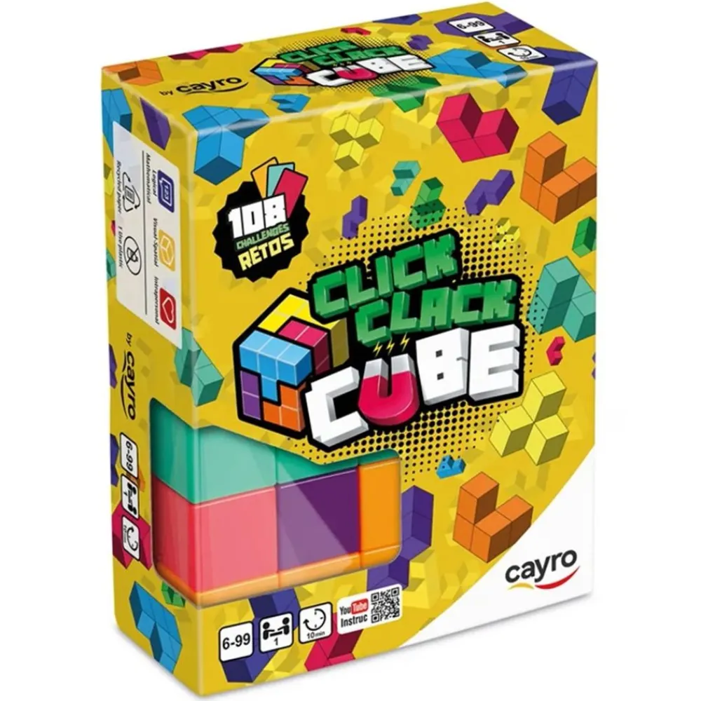 Clearance Cayro Juego de Mesa Click Clack Cube -