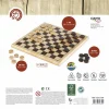 New Cayro Juego de Mesa Damas en Madera 10 x 10