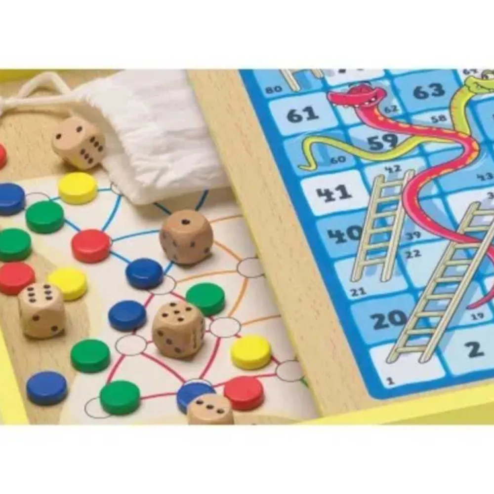 Online Cayro Juego de Mesa de 30 Juegos en Madera