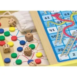 Online Cayro Juego de Mesa de 30 Juegos en Madera