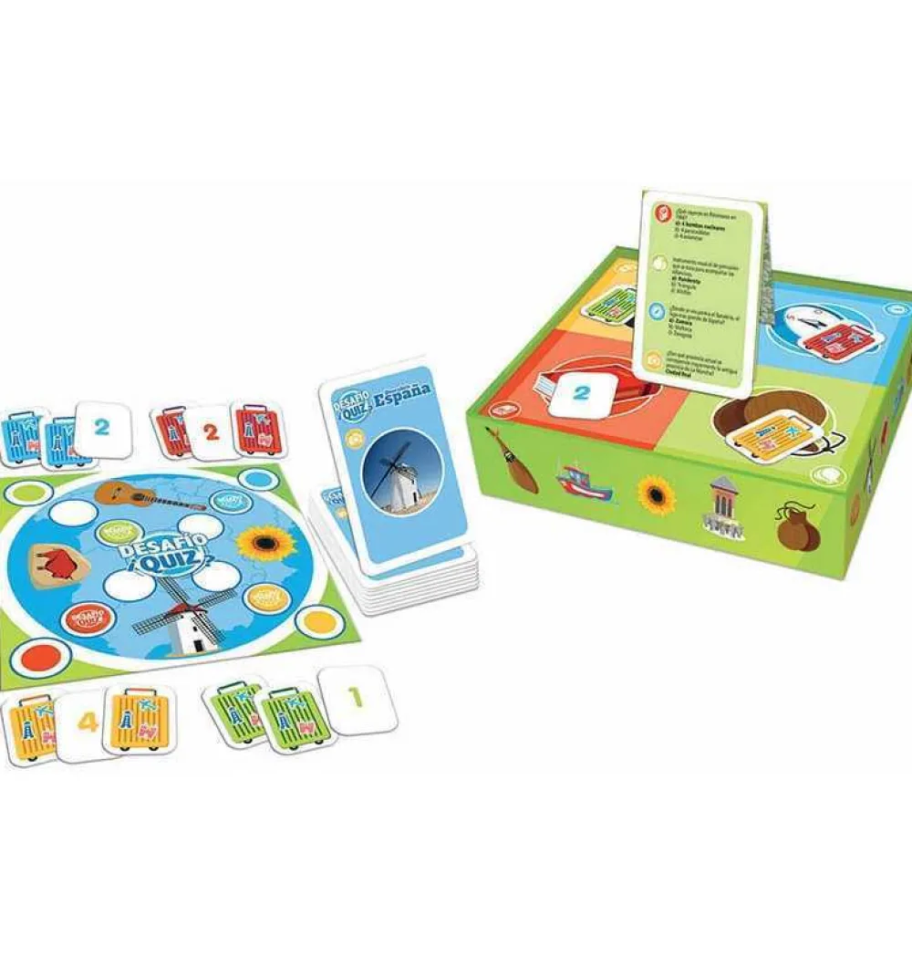 Outlet Educa Borras Juego de Mesa Desafío Quiz Descubrir España