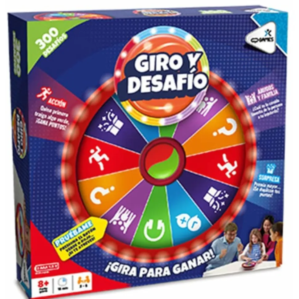 Juego de Mesa Giro y Desafío en castellano - Famosa