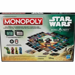 Juego de Mesa Hasbro Monopoly Star Wars Boba Fett Mandalorian