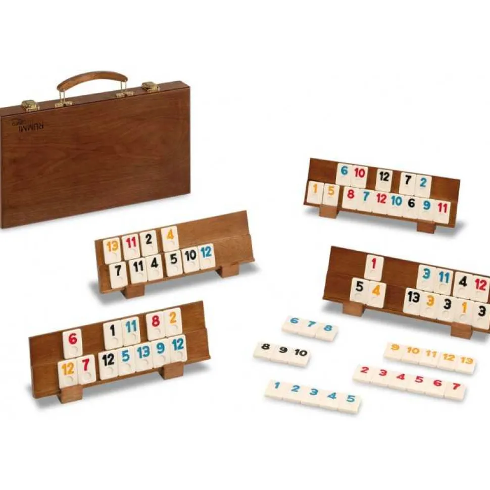 Juego de Mesa Rummi en Maletín de Madera