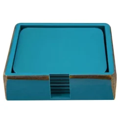 Juego de 6 posavasos solidarios azul A LA PAR