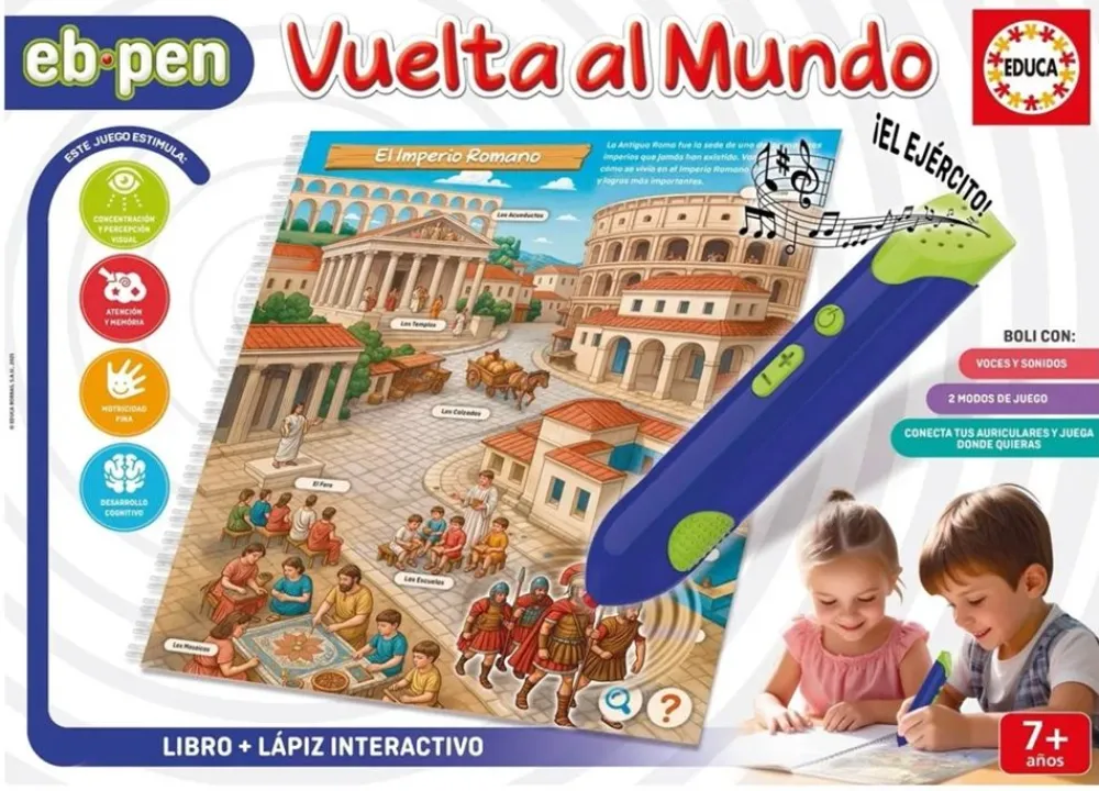 Best Educa Juego tivo pen Vuelta por el Mundo de
