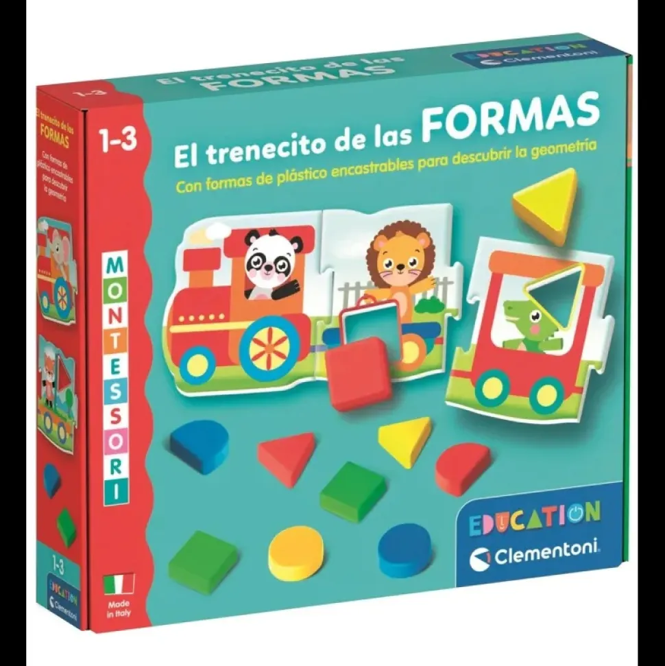 Juego Educativo el Trenecito de las Formas Montessori - Clementoni +1-3A
