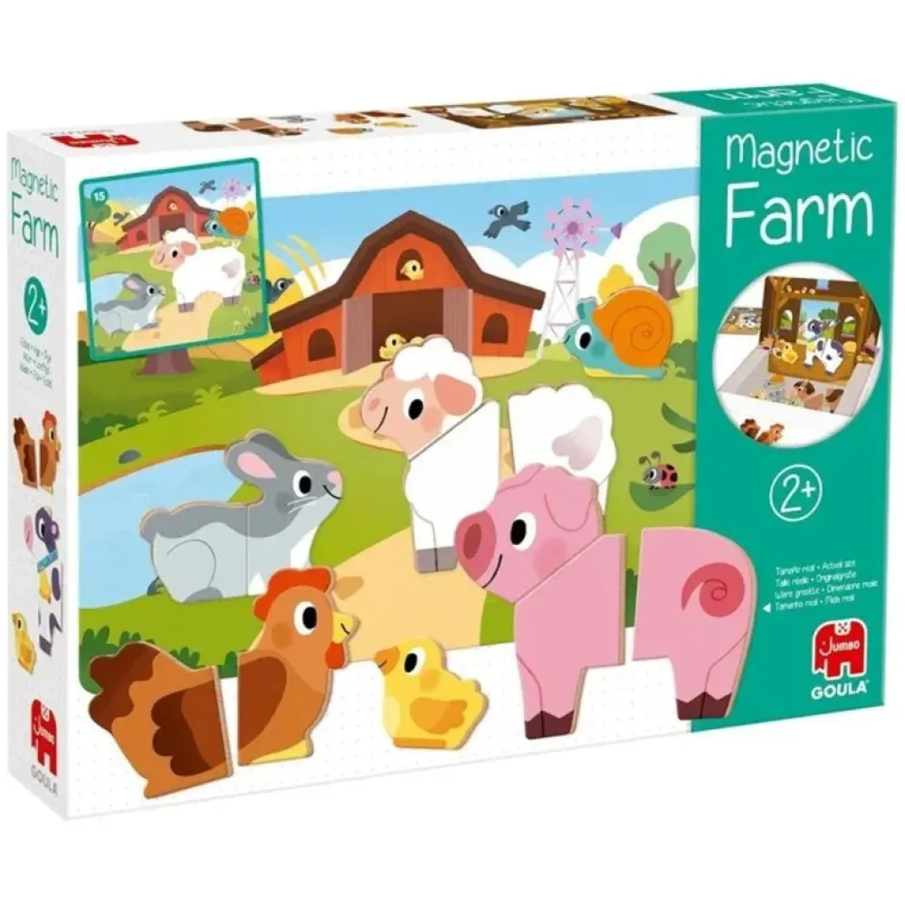 New Diset Juego educativo Granja Magnética - Goula +2A