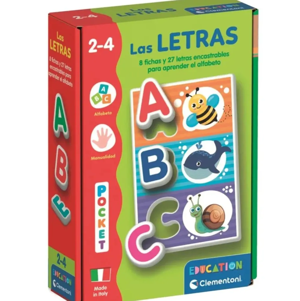 Hot Clementoni Juego Educativo Las letras - +2-4A