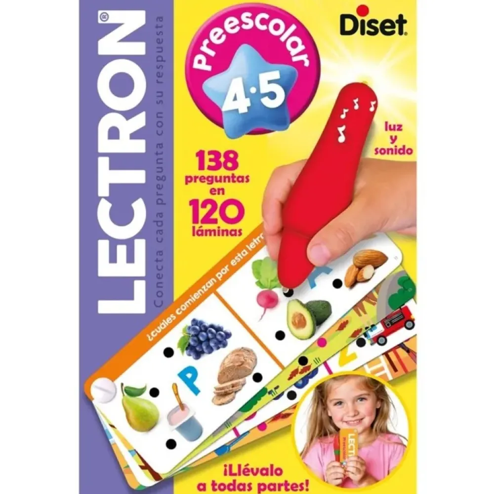 Outlet Diset Juego educativo Lectron portátil Preescolar 4 a 5 años - Jumbo