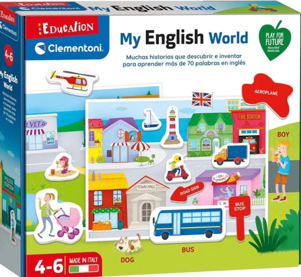 Juego Educativo Mi Mundo en Inglés - Clementoni
