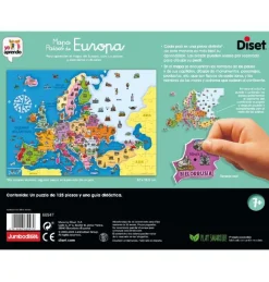 Juego Educativo Puzle Países de Europa