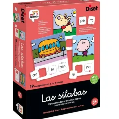 Juego Educativo Yo Aprendo Las Sílabas - Jumbo Diset +5A