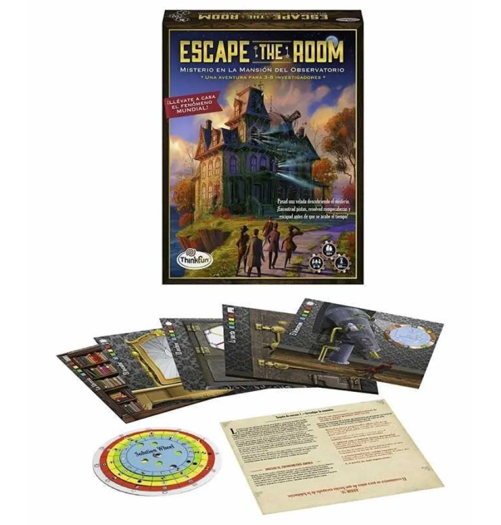 Thinkfun Juegos De Mesa Juego Escape The Room Misterio en la Mansión