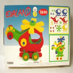 Hot Evaland Juego Puzzle goma eva colores helicóptero