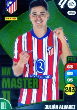 Julián Alvarez - New Master 11 - Edición Limitada - #NM1 - Panini Adrenalyn XL La Liga 2023-2024