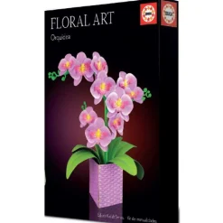 Kit de Arte Floral Orquídeas Lilas