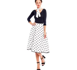Outlet Kit o Disfraz Años 50 en varios colores para niña: Falda y Pañuelo