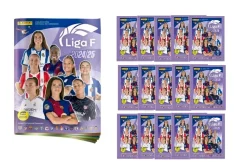 La liga Femenina Album vacío sin cartas ni sobres + 15 sobres Panini