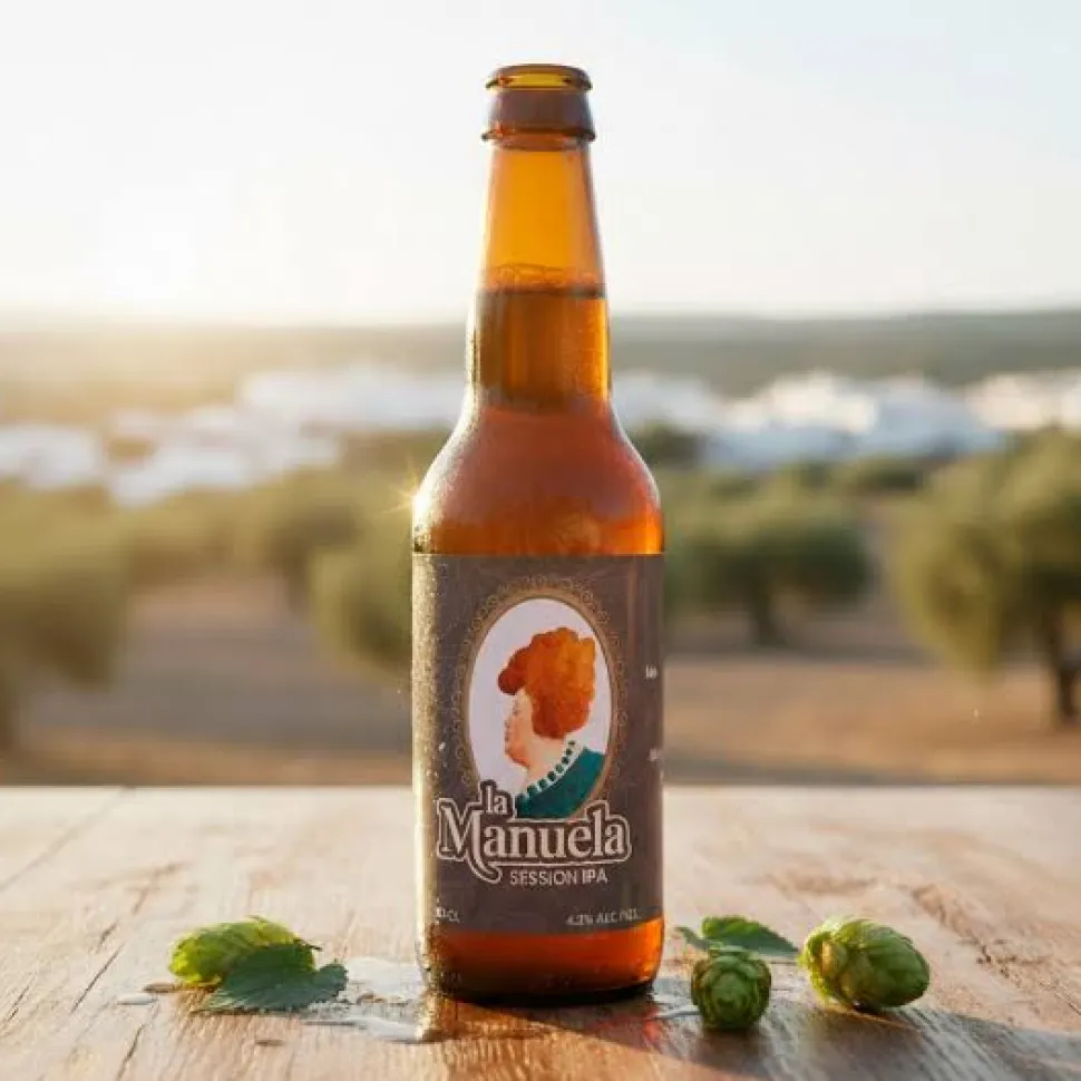 La Manuela Cerveza Session IPA - Pack 6x33cl
