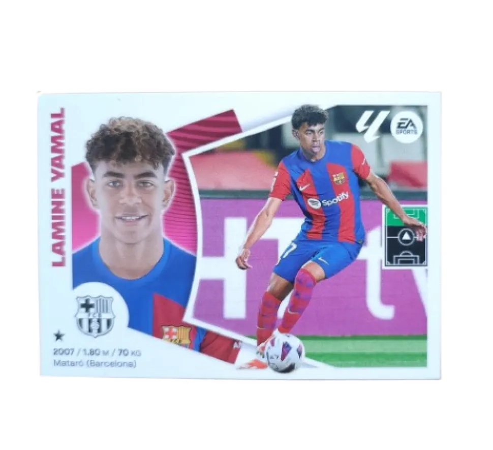 Lamine Yamal Cromo Básico Liga Este 2024 2025 24 25 Panini