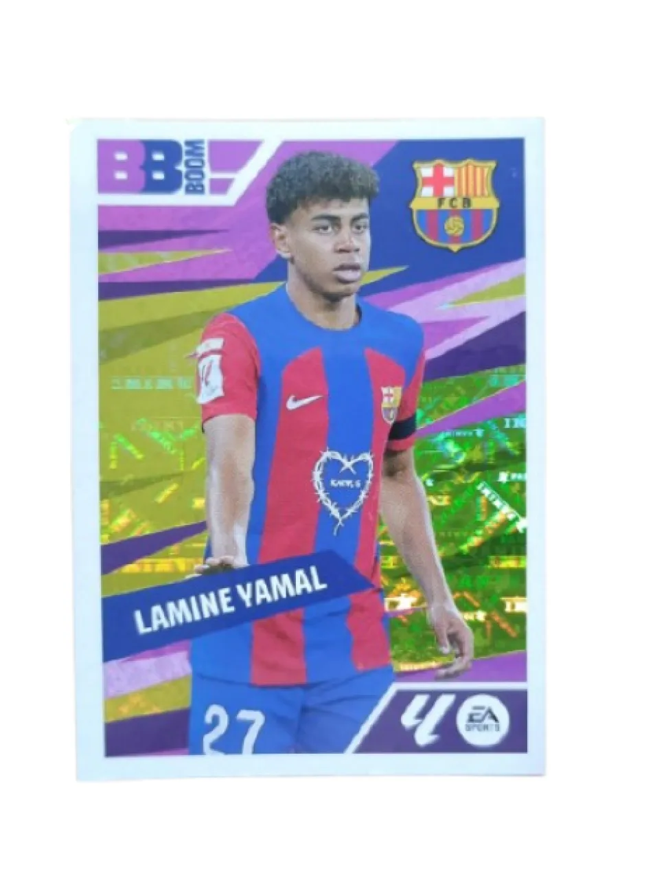 Lamine Yamal Cromo Carta BBBOOM Nº 13 Liga Este 2024 2025 Panini