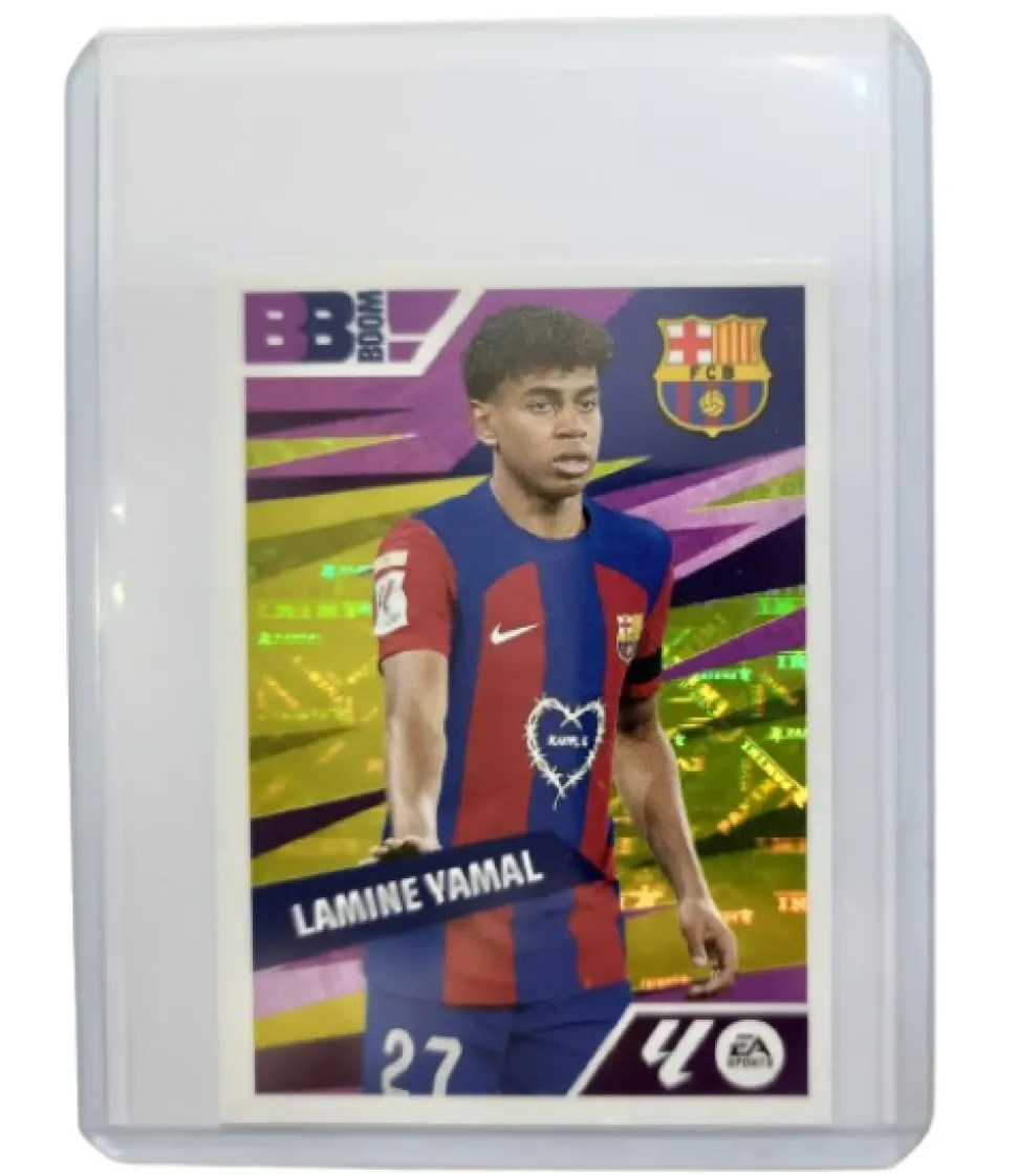 Lamine Yamal Cromo Carta BBBOOM Nº 13 Liga Este 2024 2025 Panini