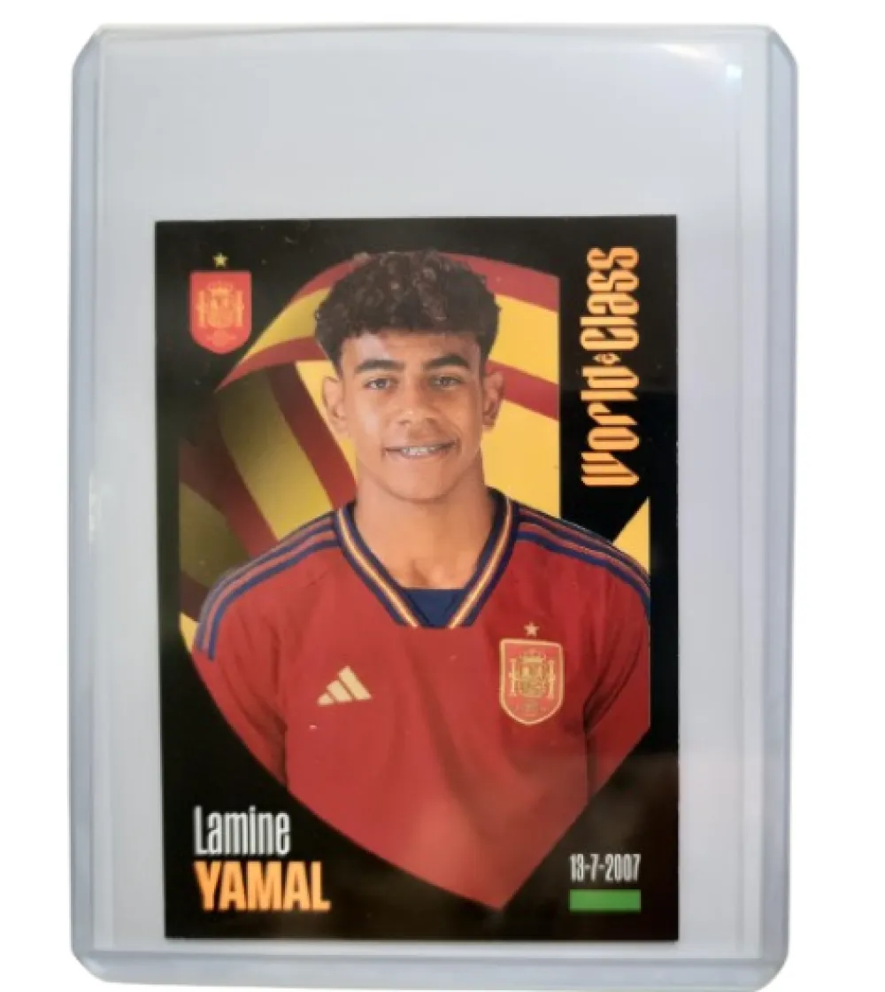 Clearance PANINI Lamine Yamal Cromo Worldclass 324 2024 24 España