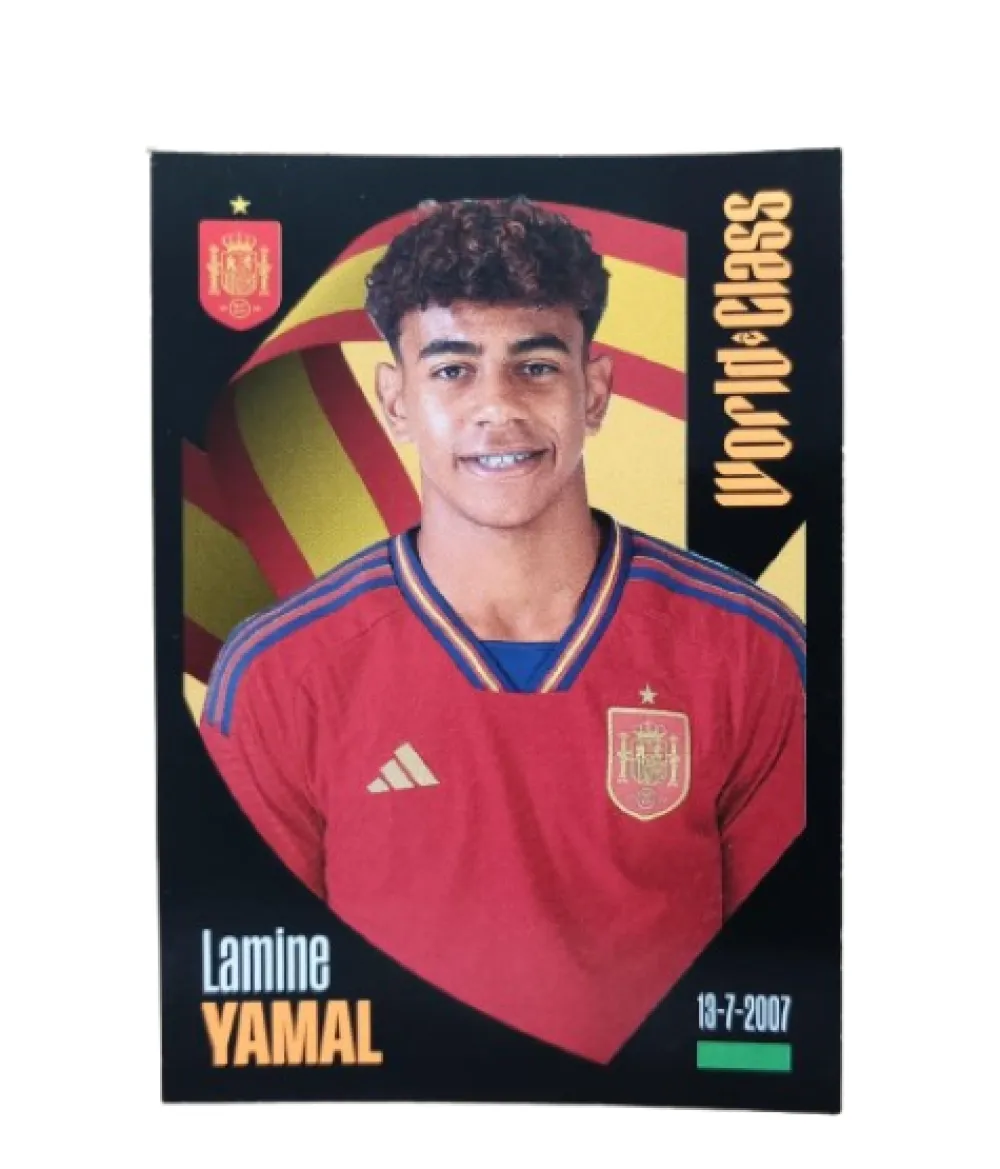 Clearance PANINI Lamine Yamal Cromo Worldclass 324 2024 24 España